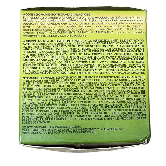 African Pride (Lot of 3) SUPER Olive Miracle No Lye Relaxer Exp 4/2027 - Picture 4 of 4